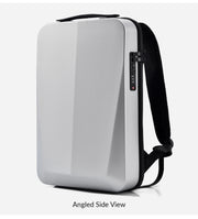 RUILU Futuristic PC Hard Shell Anti-Theft Laptop Backpack