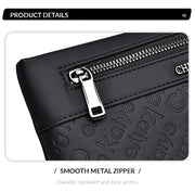 RUILU Designer Embossed Leather Men's Clutch Bag