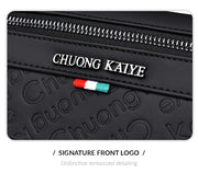 RUILU Designer Embossed Leather Men's Clutch Bag