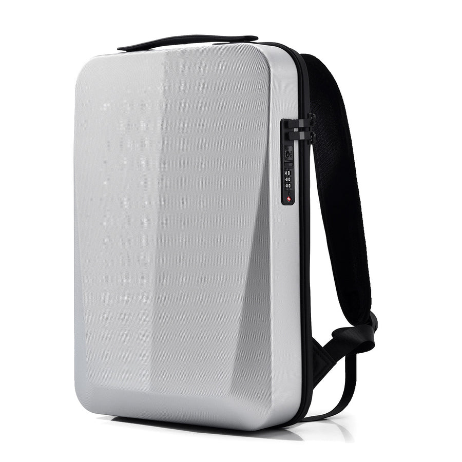 RUILU Futuristic PC Hard Shell Anti-Theft Laptop Backpack