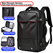 RUILU Expandable Vacuum Compression Travel Backpack