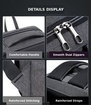 RUILU 3D Hard Shell Anti-Theft Laptop Backpack