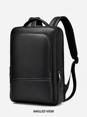 RUILU Executive Leather Laptop Backpack