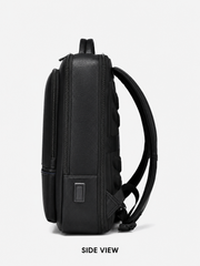 RUILU Executive Leather Laptop Backpack