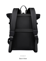 RUILU Wasserdichter Rolltop-Laptop-Reiserucksack