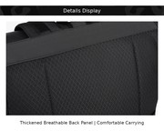 RUILU Wasserdichter Rolltop-Laptop-Reiserucksack