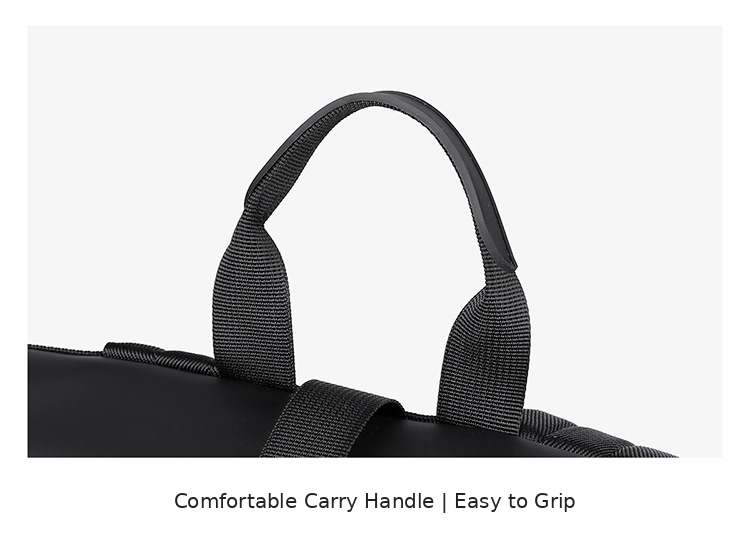 RUILU Wasserdichter Rolltop-Laptop-Reiserucksack