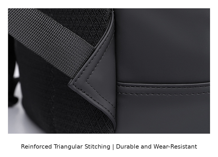 RUILU Wasserdichter Rolltop-Laptop-Reiserucksack