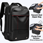 RUILU Expandable Vacuum Compression Travel Backpack